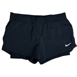 NIKE Black Running Dri Fit Shorts Medium M 8 10